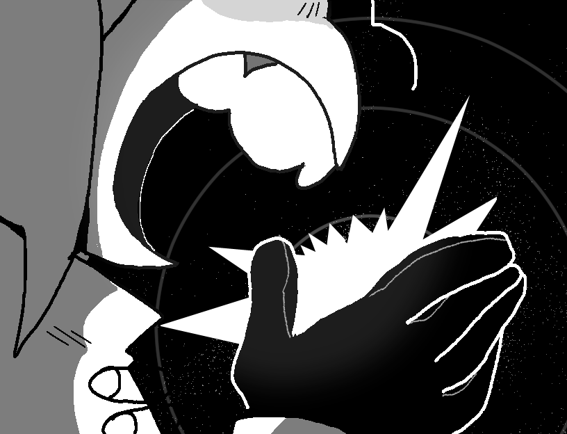 Siffrin opening mouth to eat star