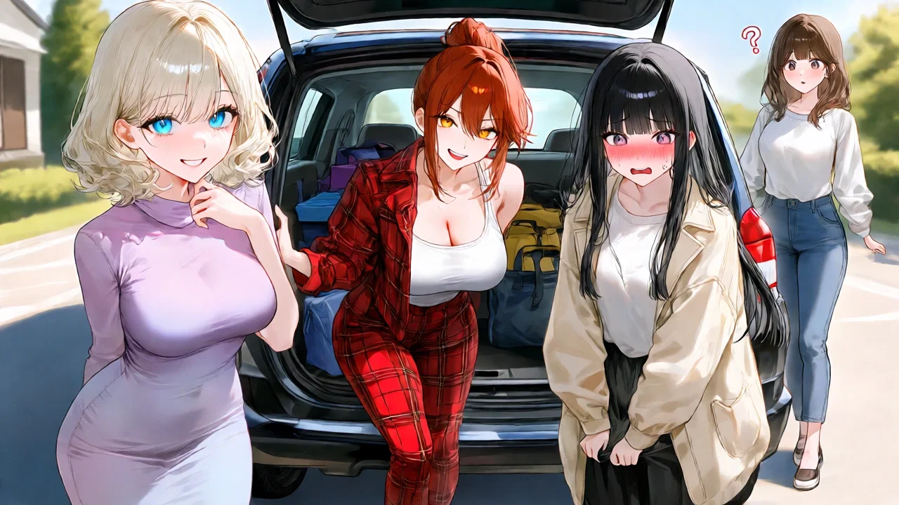 Sarah, Morgan and Hanna