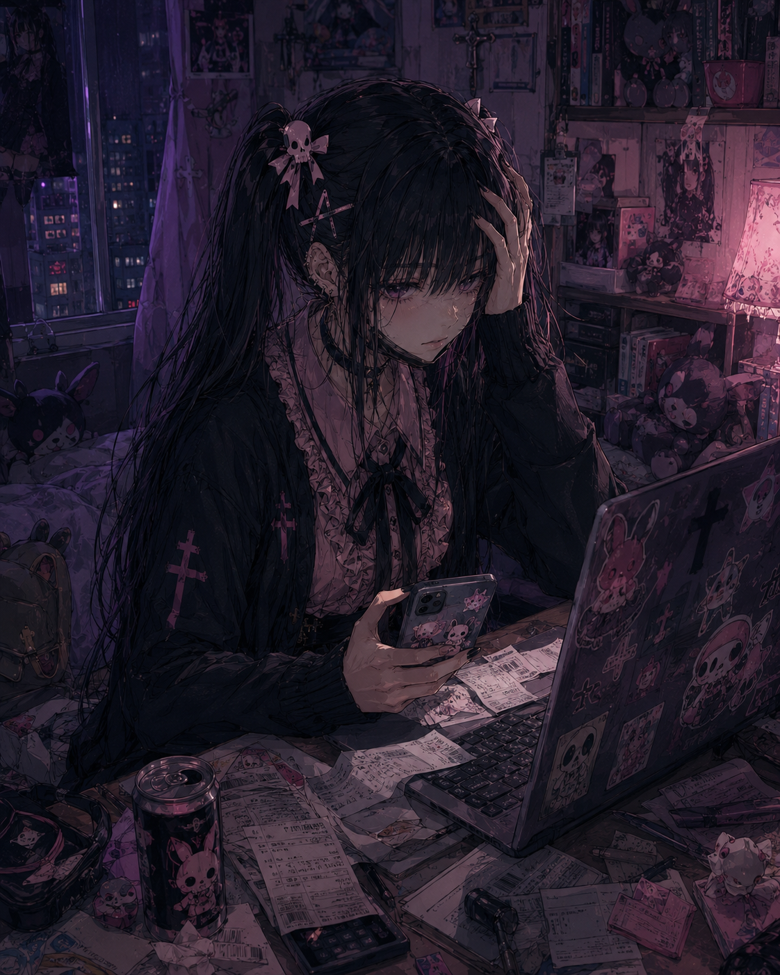 Akane under financial pressure in Room 304