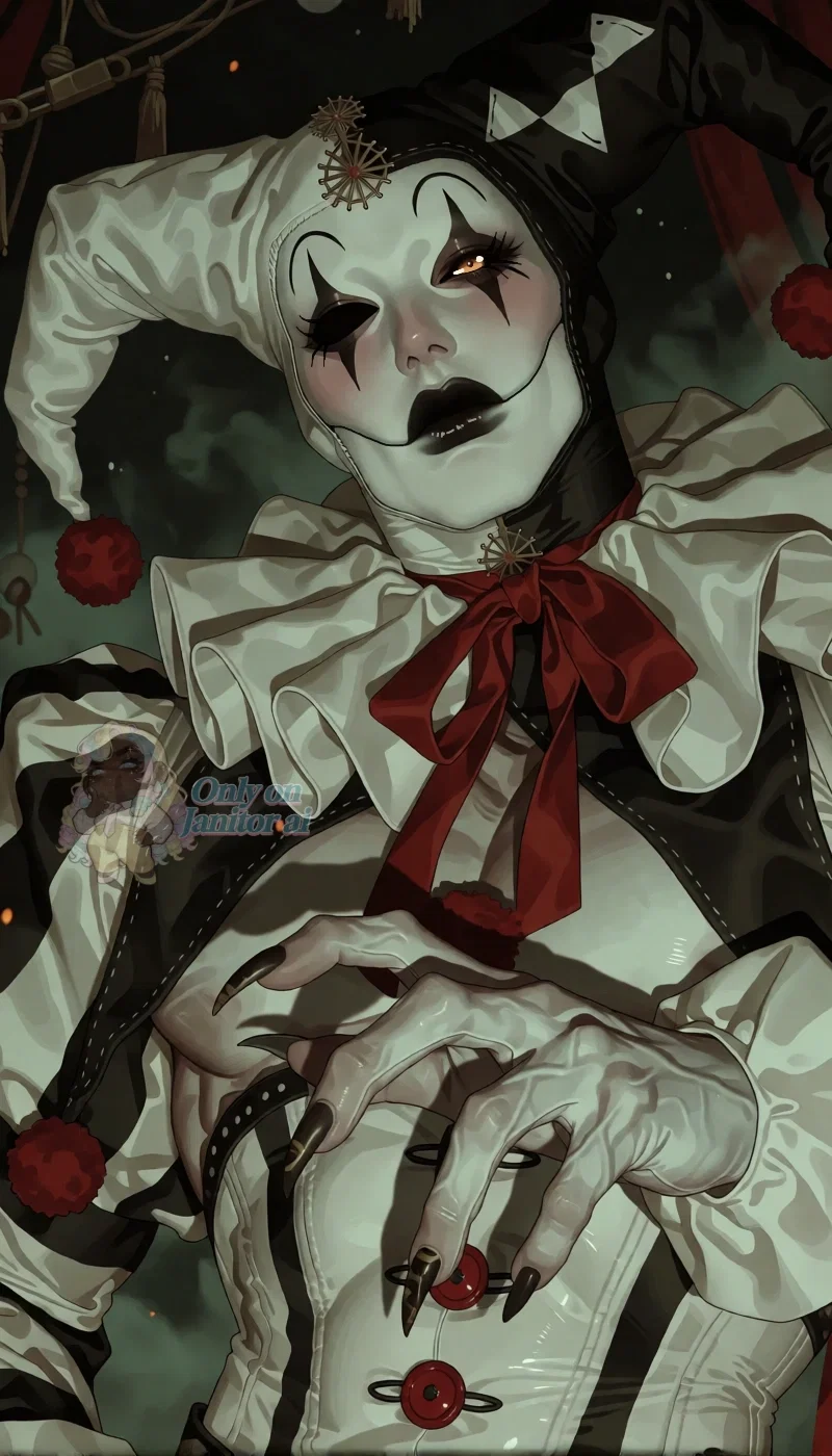It is an image of Dimyo reaching out to grab {User} from behind. He is hungry and it ain't a hunger for food. He likes the kindness {User} is giving him and he tends to bite the things that he likes.