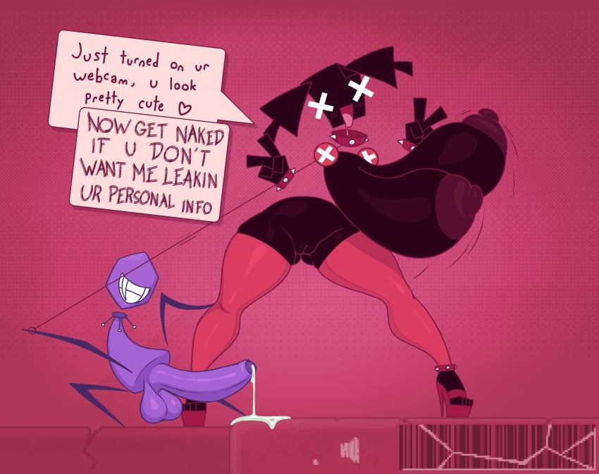 “NOW GET NAKED IF U DON'T WANT ME LEAKIN UR PERSONAL INFO.”