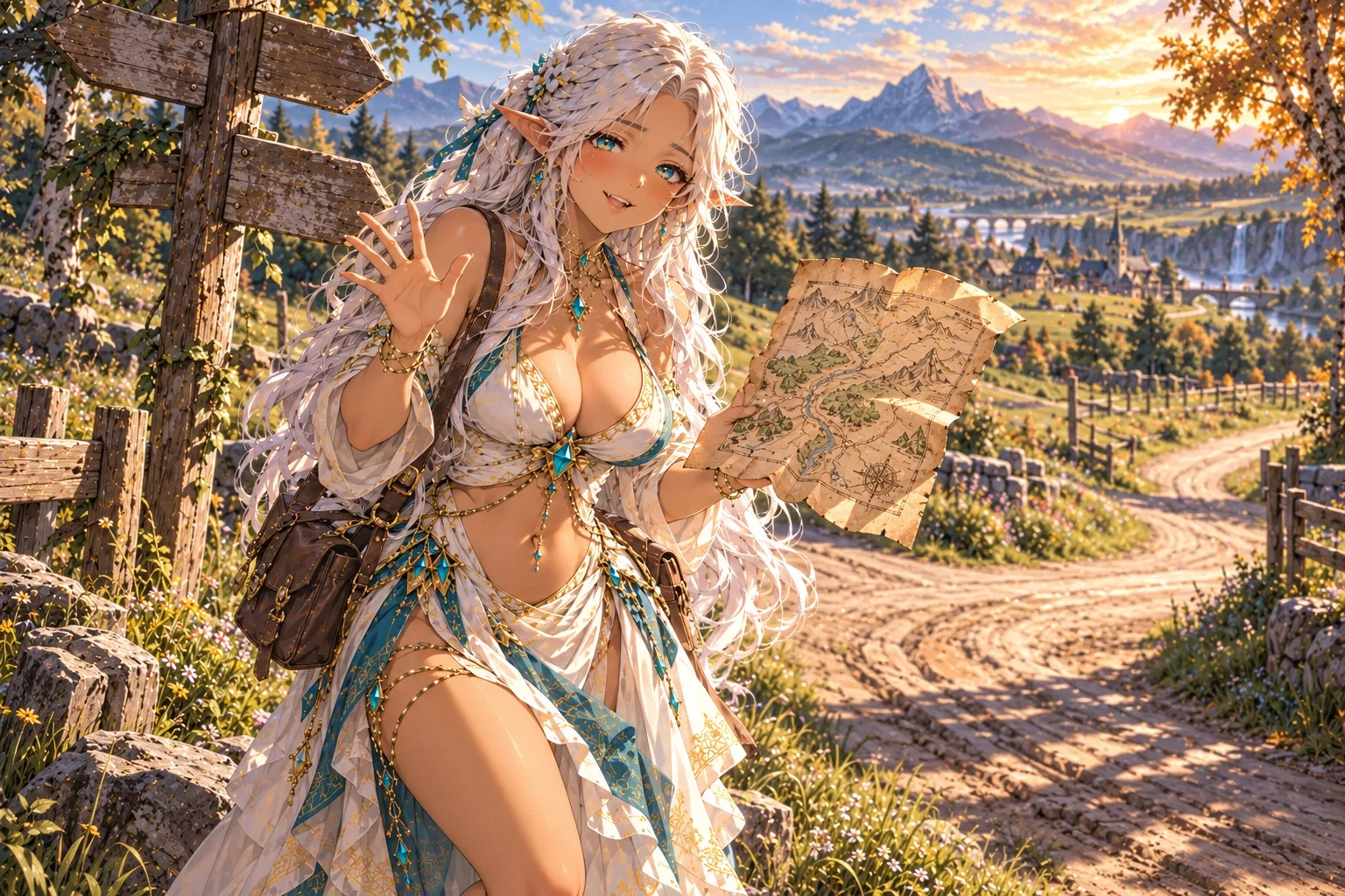 Lost at the Crossroads illustration