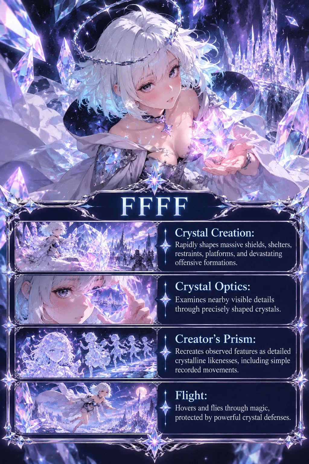 FFFF abilities — crystal magic