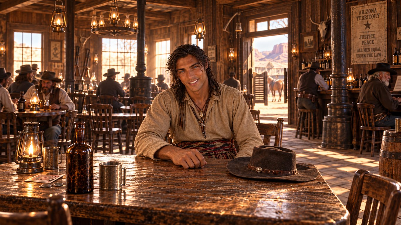 At the Saloon