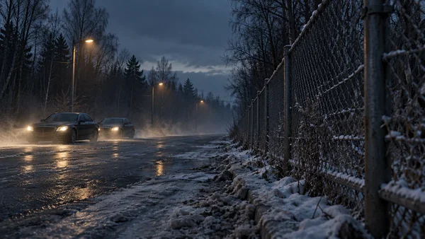 The road out of Moscow — empty location