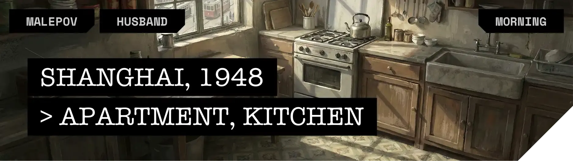Shanghai Apartment, Kitchen / Morning