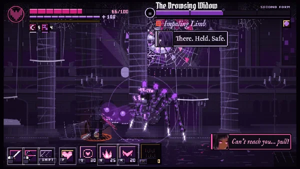 Boss fight: the Drowsing Widow · LuvBytes
