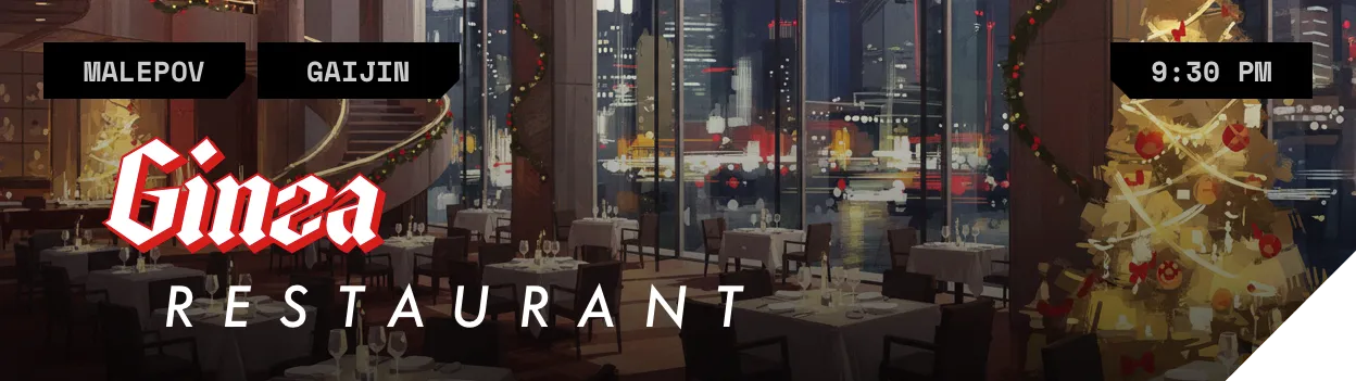 Location: "Armani / Ristorante," Ginza Tower - Time: December 24th, 9:30 PM