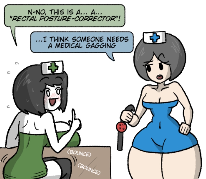 Veronica on the left, Mona on the right
