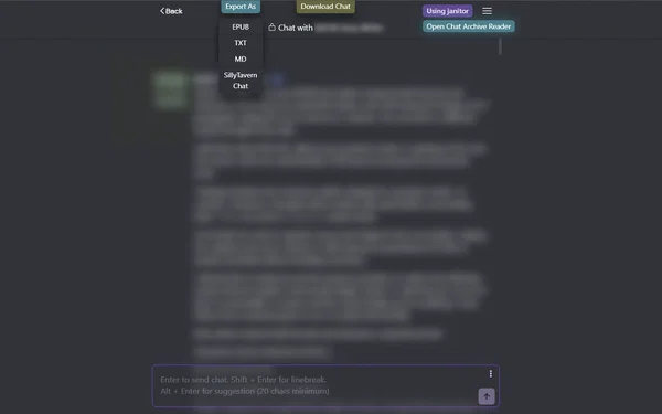 Step 2: save the chat file