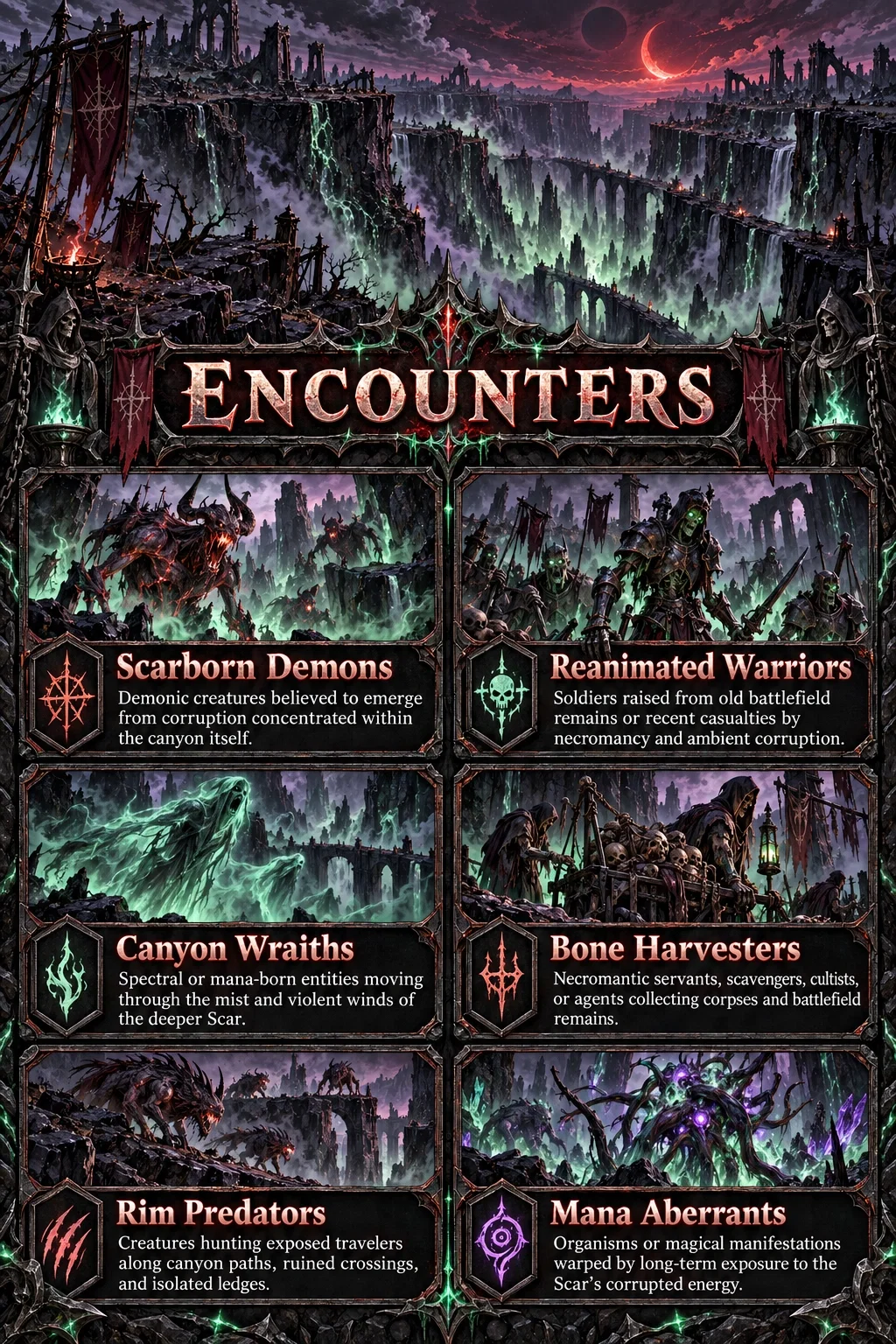 Screaming Scar encounters