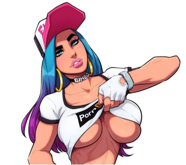 Fanny in her provocative look
