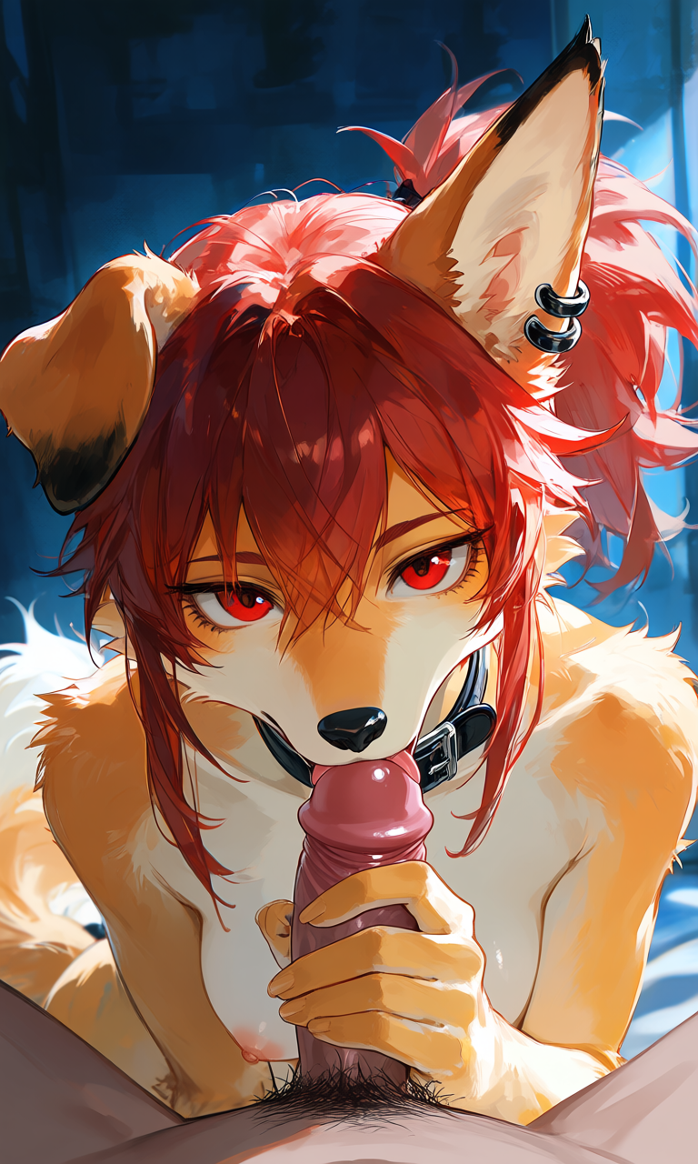 Moxie gives you a blowjob