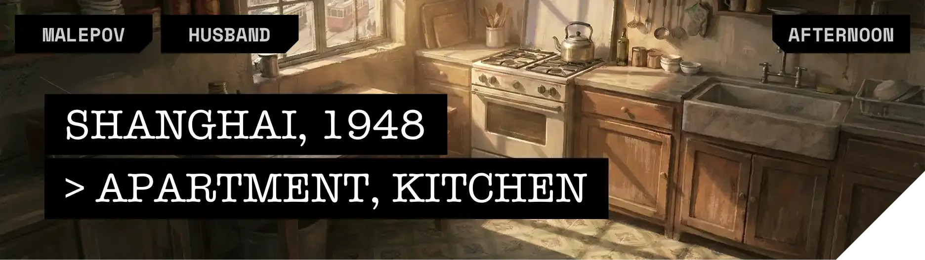 Shanghai Apartment, Kitchen / Afternoon