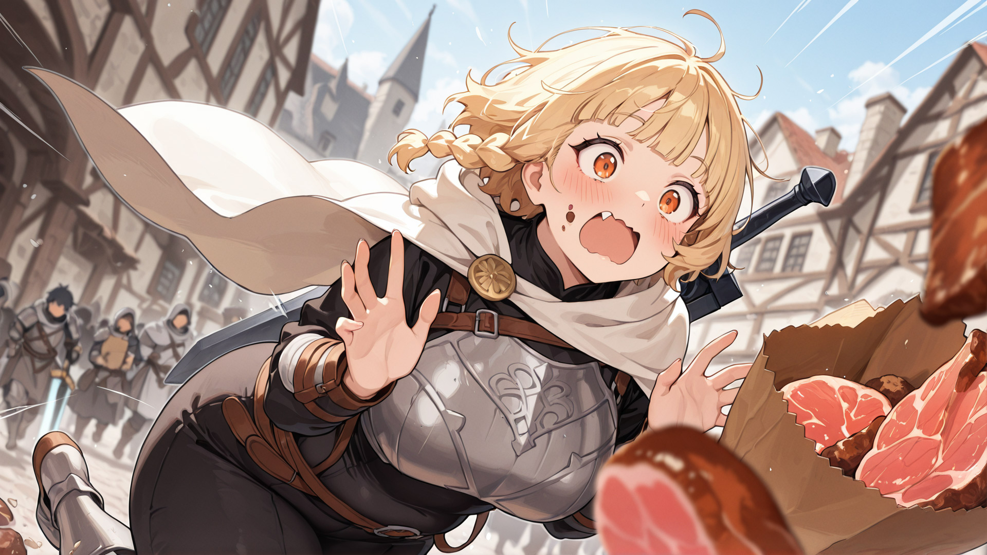 Nora tripping