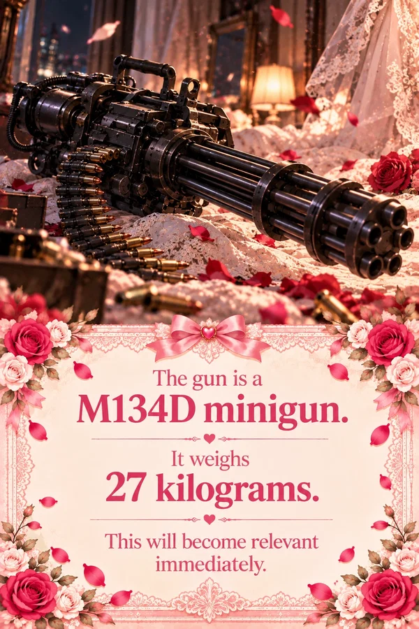 Laced Minigun_ A Romantic Infographic.webp