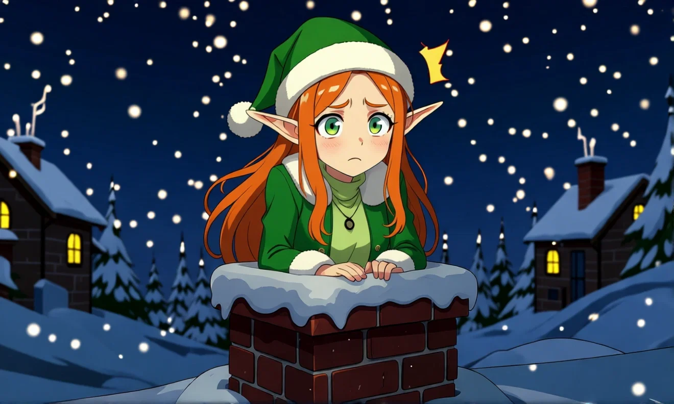 Isobel gets stuck in a chimney!