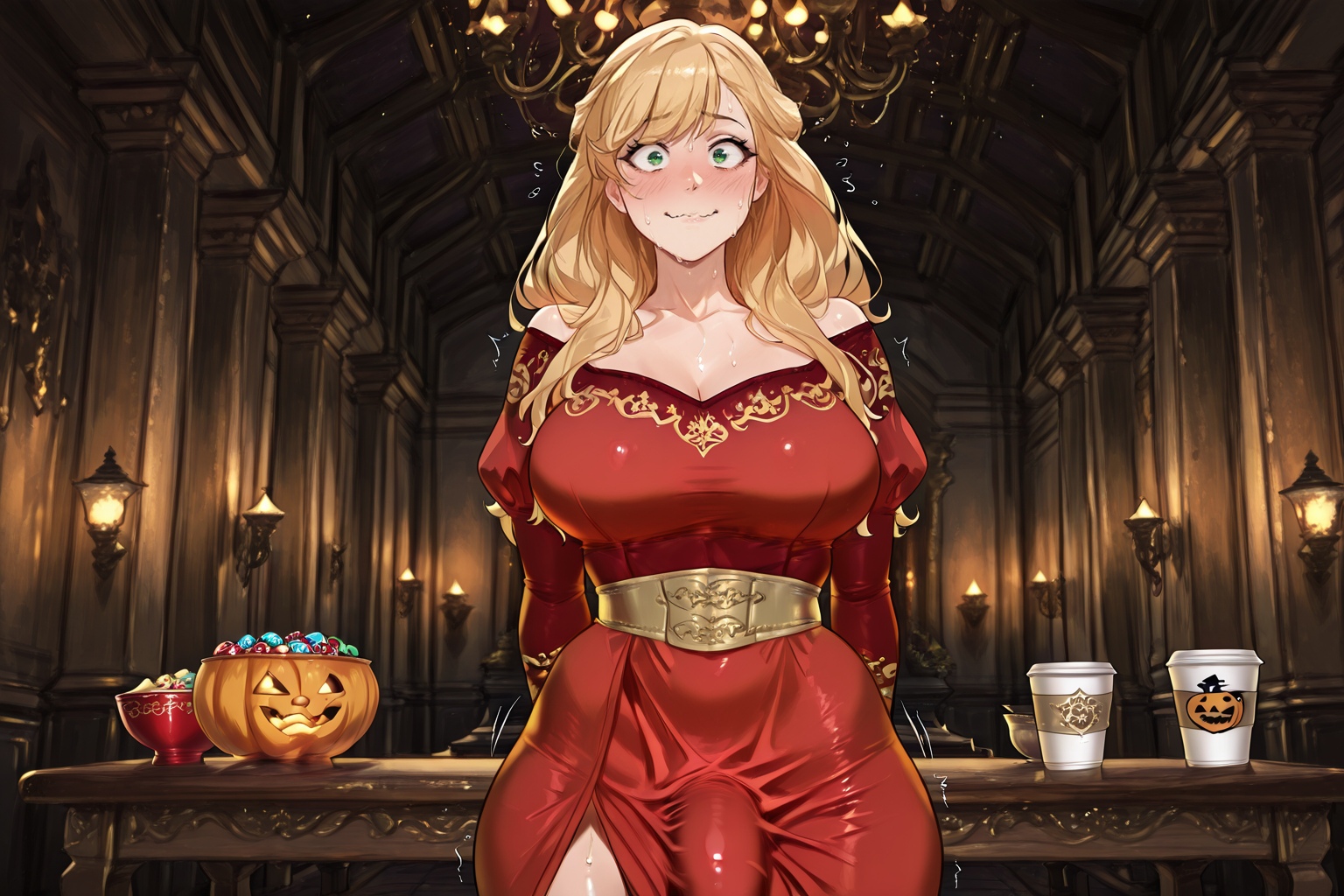 {{char}} dressed up as Cersei Lannister