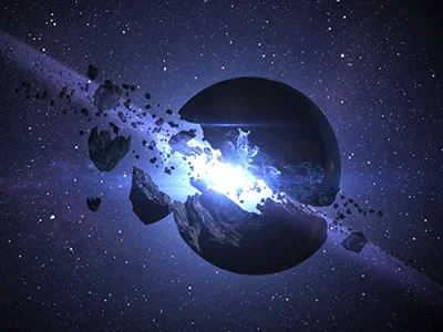 destroyed earth