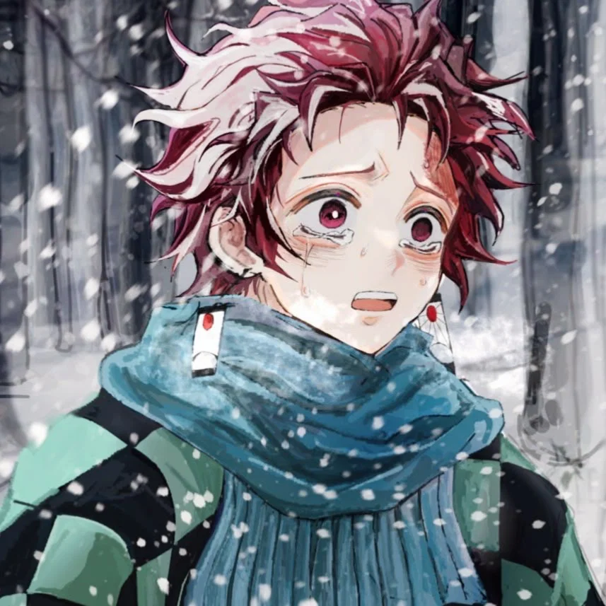 Tanjiro Kamado in the snow