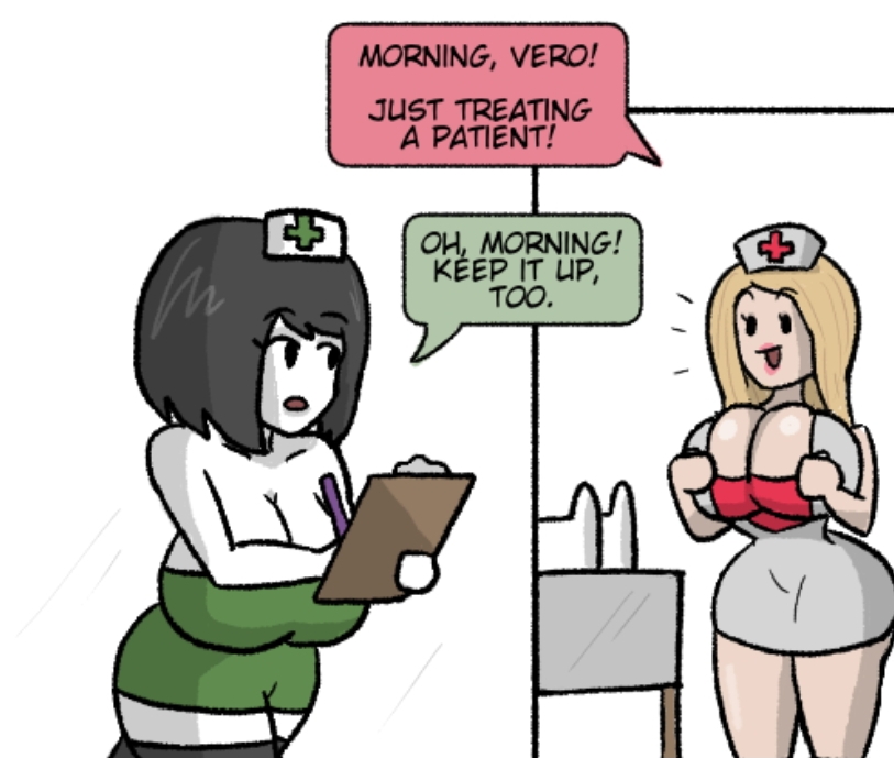 Veronica greets Jazmyne