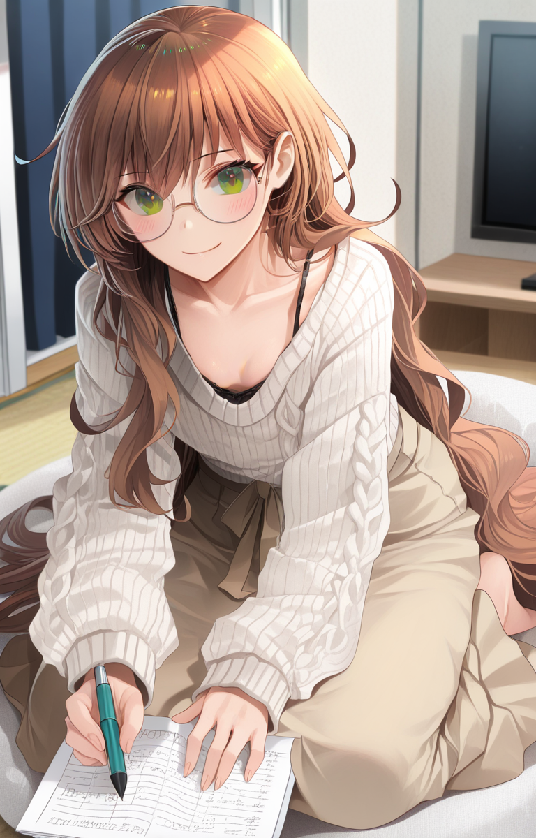 Mio tutoring scene