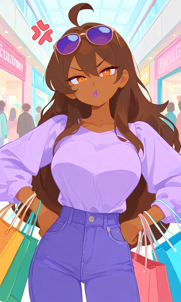 Trip looking at you annoyed and angry