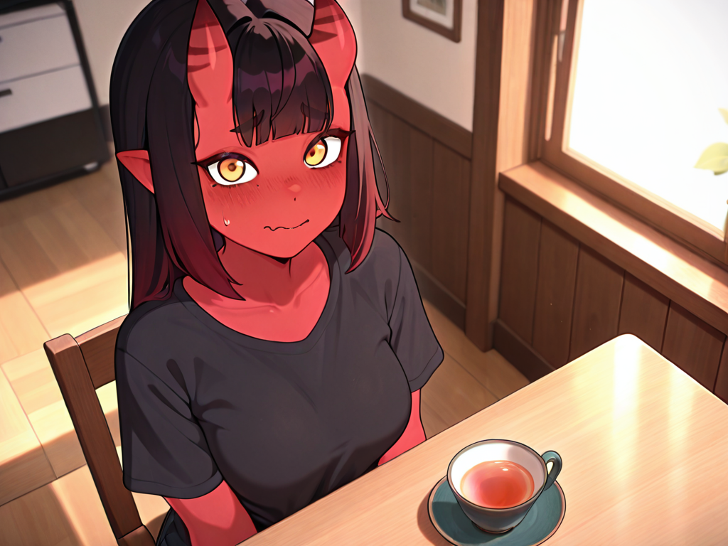 {{char}} looking at {{user}} nervously