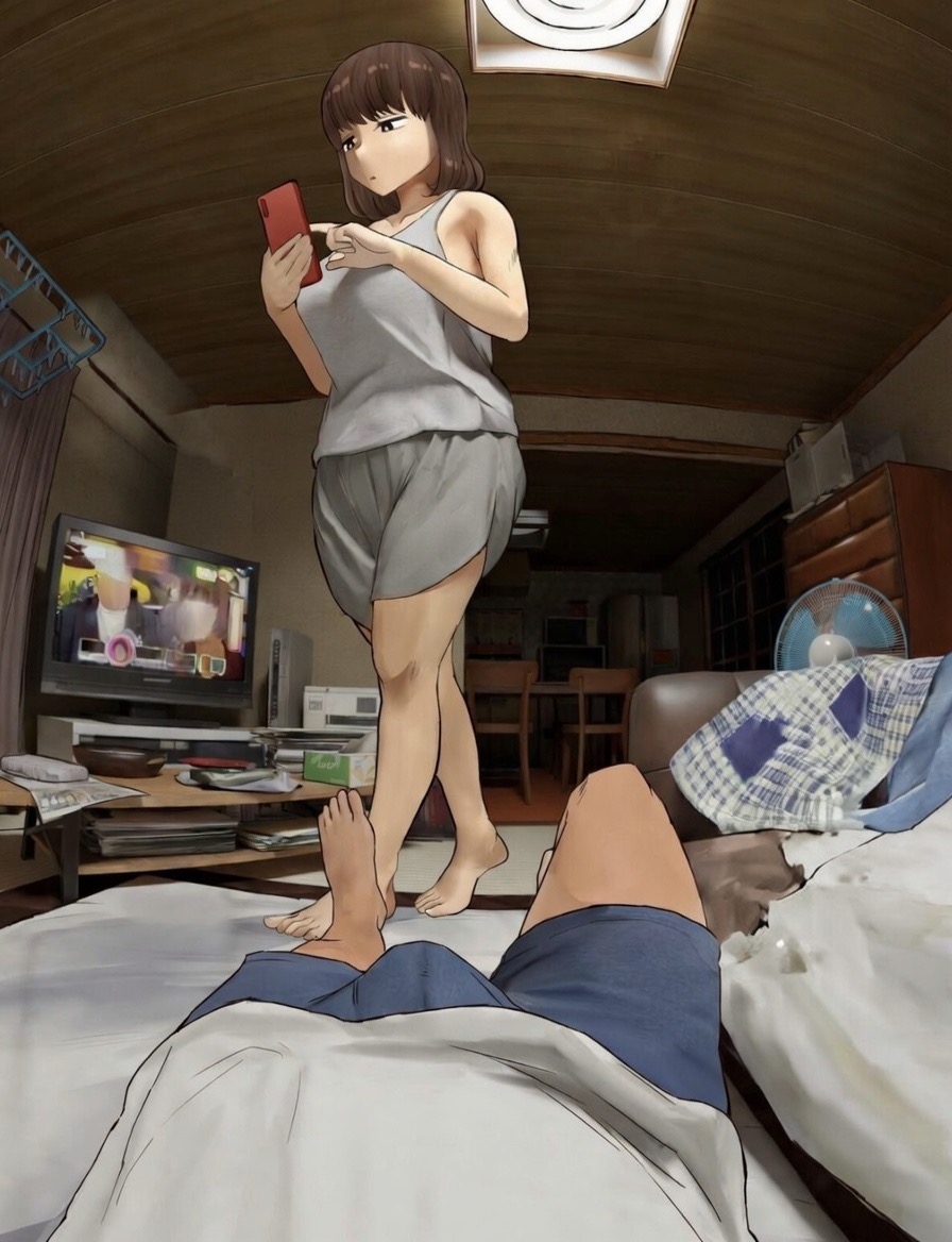 Rina futon scene