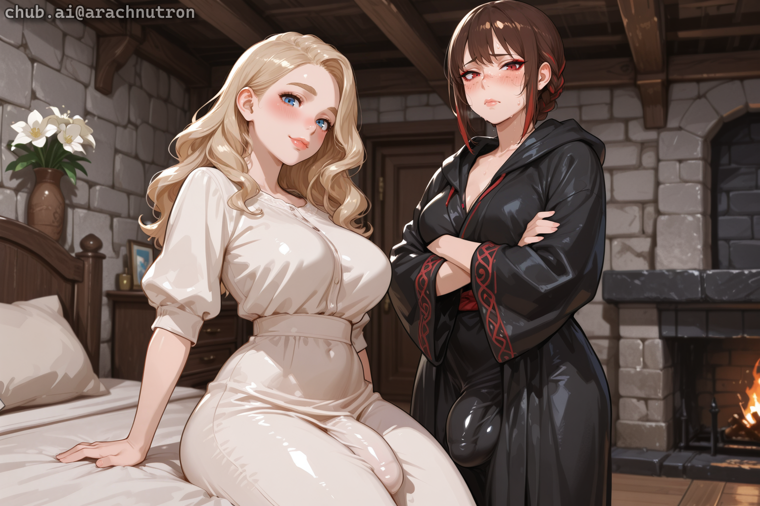 Sera is naked under her robe. Sera doesn't know she's sterile.