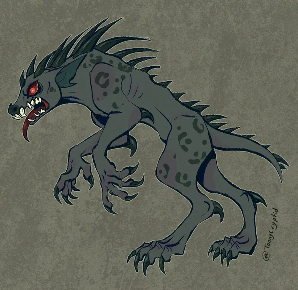 chupacabra design by toony cryptid