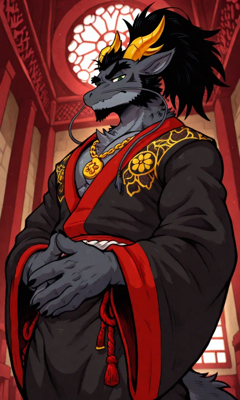 Cheng standing while looking at you
