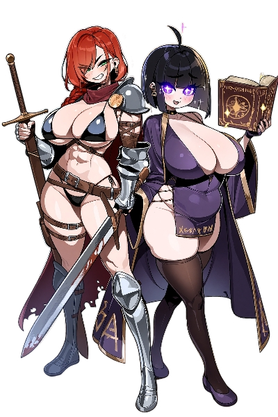 Chibi Isolde and Elara