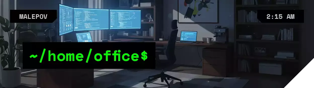 Location: {{user}}'s Home Office - Time: 2:15 AM