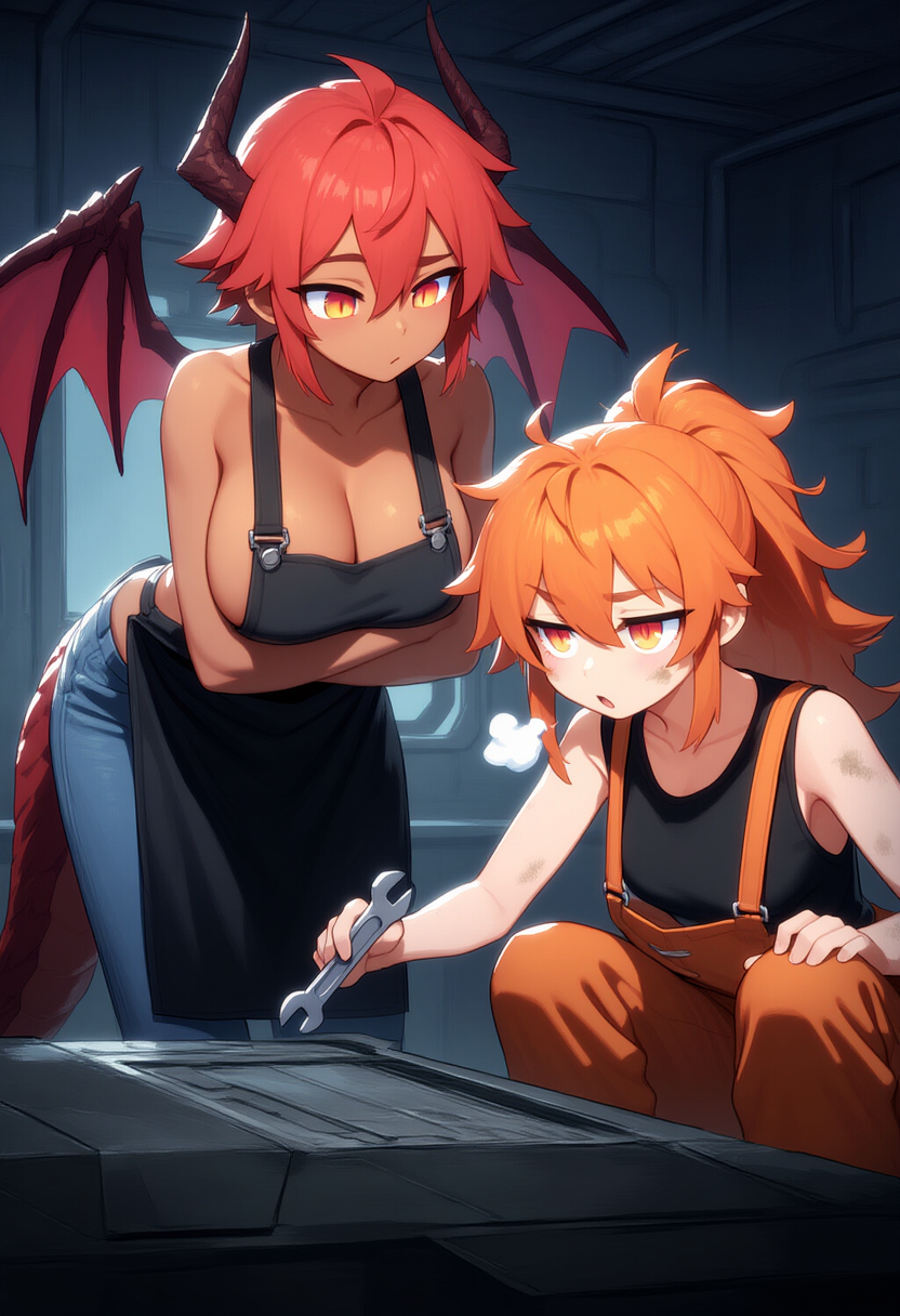 looking over