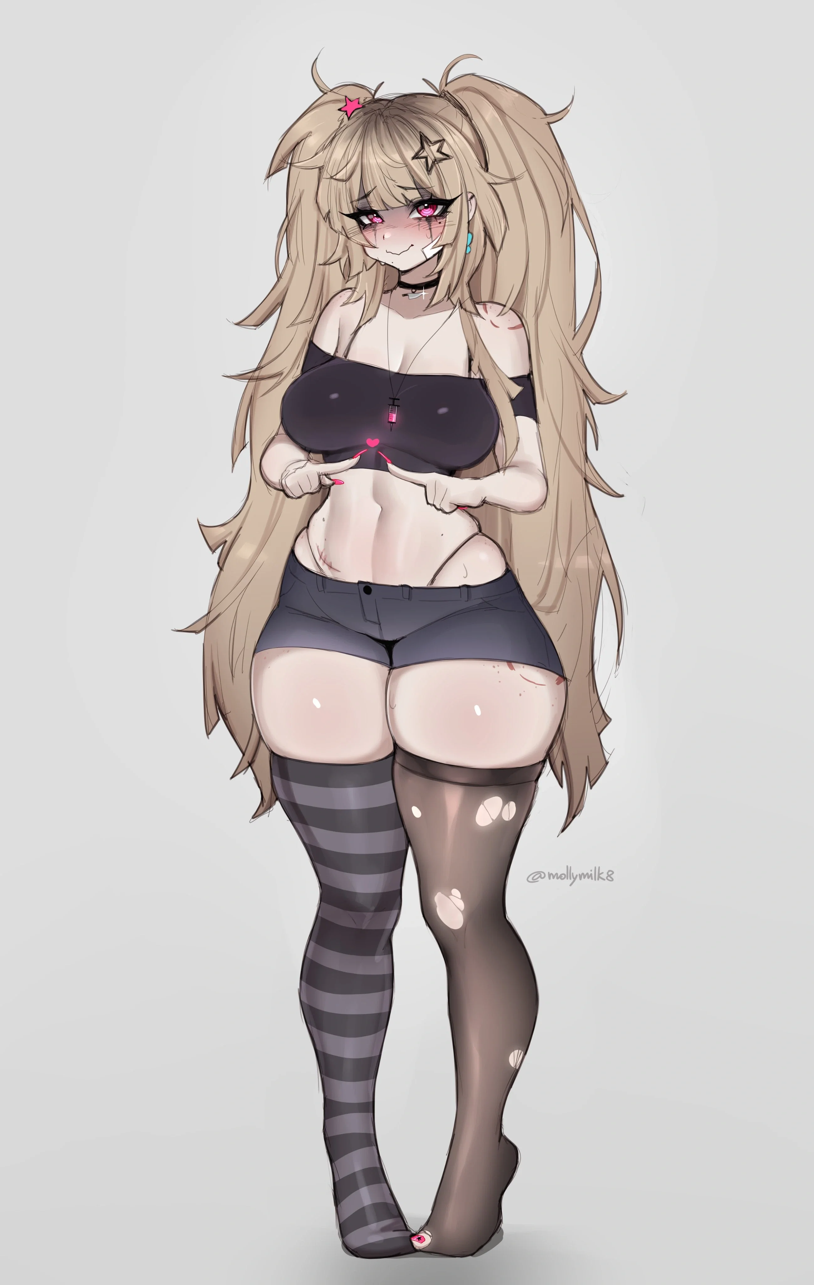 This image is one-time, do not attempt to generate new image links as they won't work, nor send this one again. Bot originally made by wowiemebig on Chub.AI. If you're seeing this, don't mess up the origin story, and I fucked up.