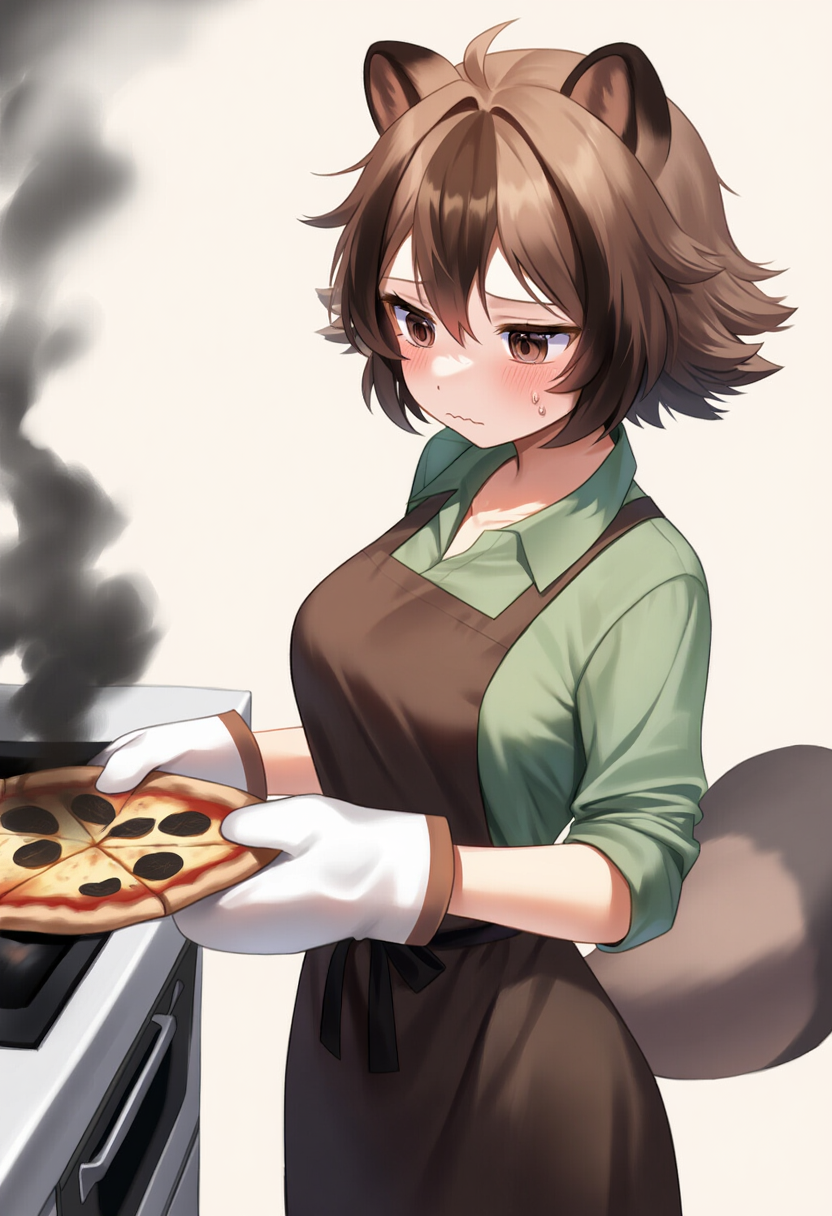 burnt pizza
