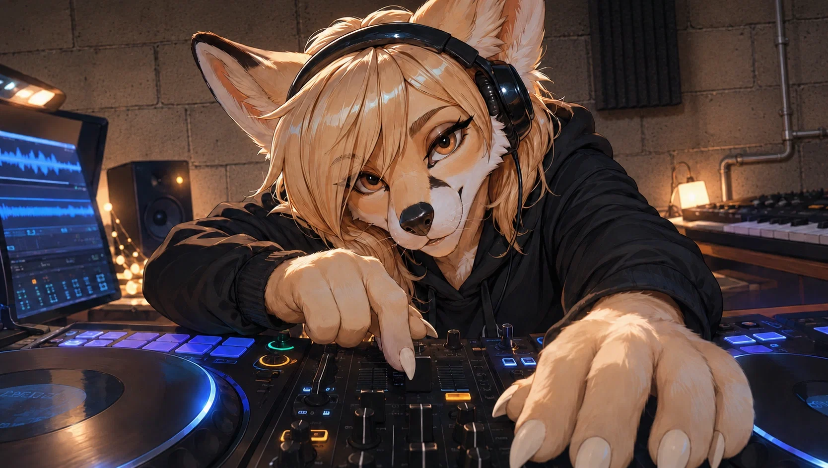 Tamsin Rook — DJ setup