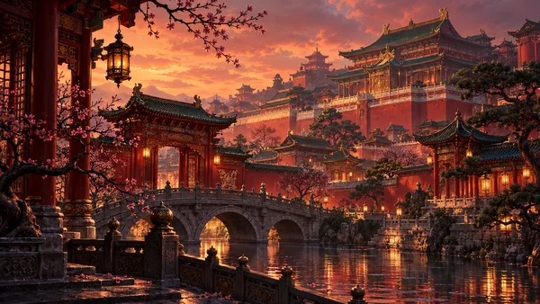 WITHIN THE VERMILION WALLS