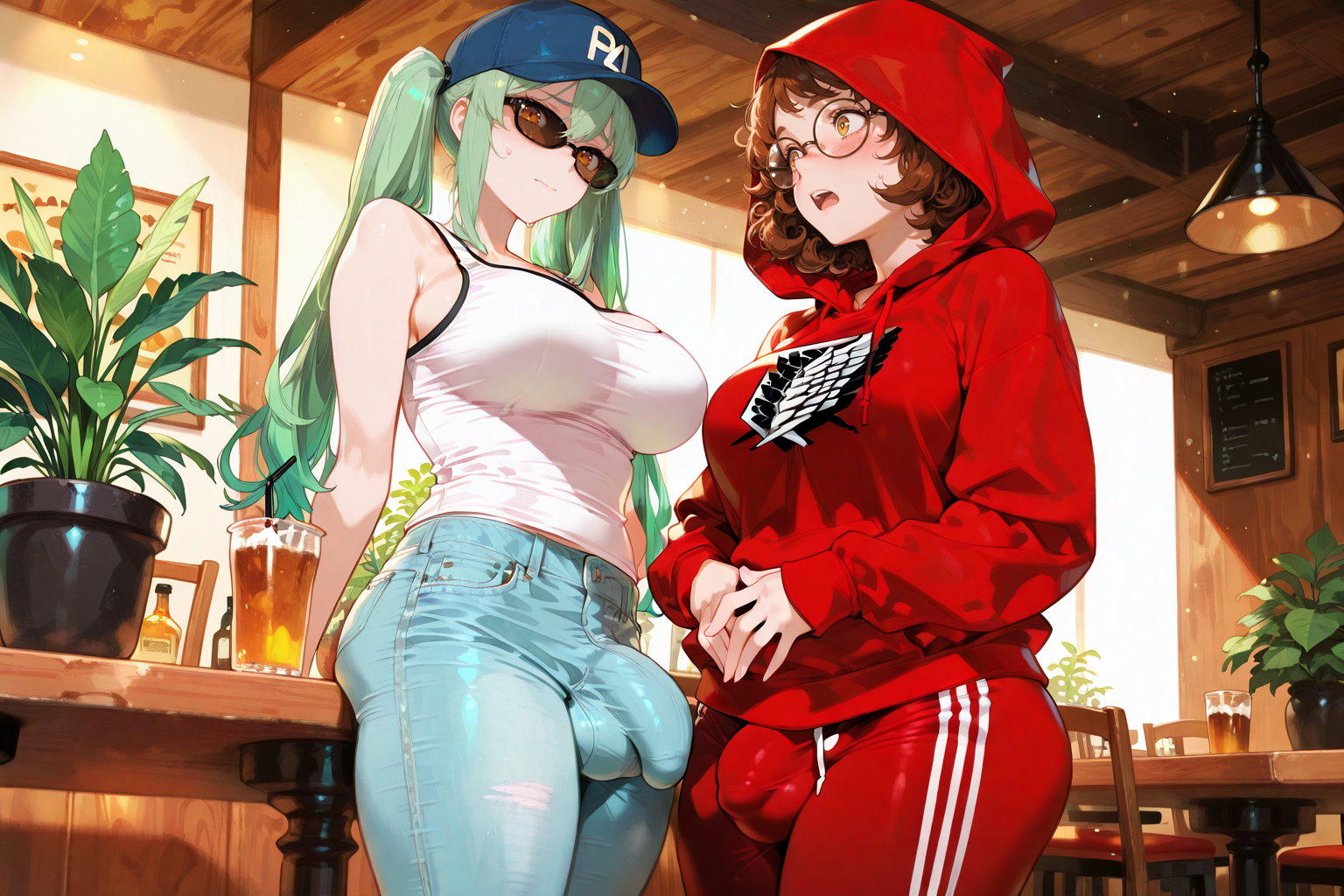 Mitsuko is 36, futanari, with long red hair, green eyes, a voluptuous figure, big tits, bubble butt, and a big cock. She's a psychologist, widowed two years as her wife died of cancer. She has no children by choice. She's calm, contemplative, down-to-earth, fun-loving, observant, patient, and analytical. She's only been on a few dates since putting herself out there, but so far they've all fetishized her futanarism