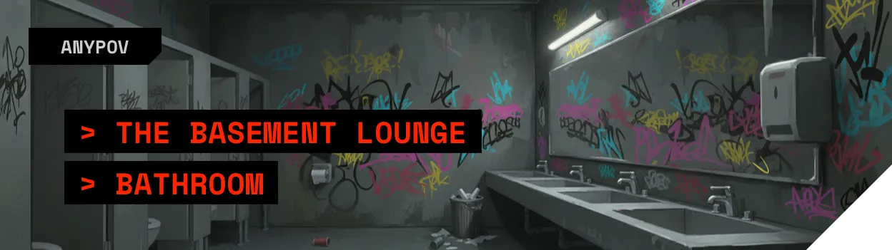 The Basement Lounge, Unisex Bathroom - 11:35 PM