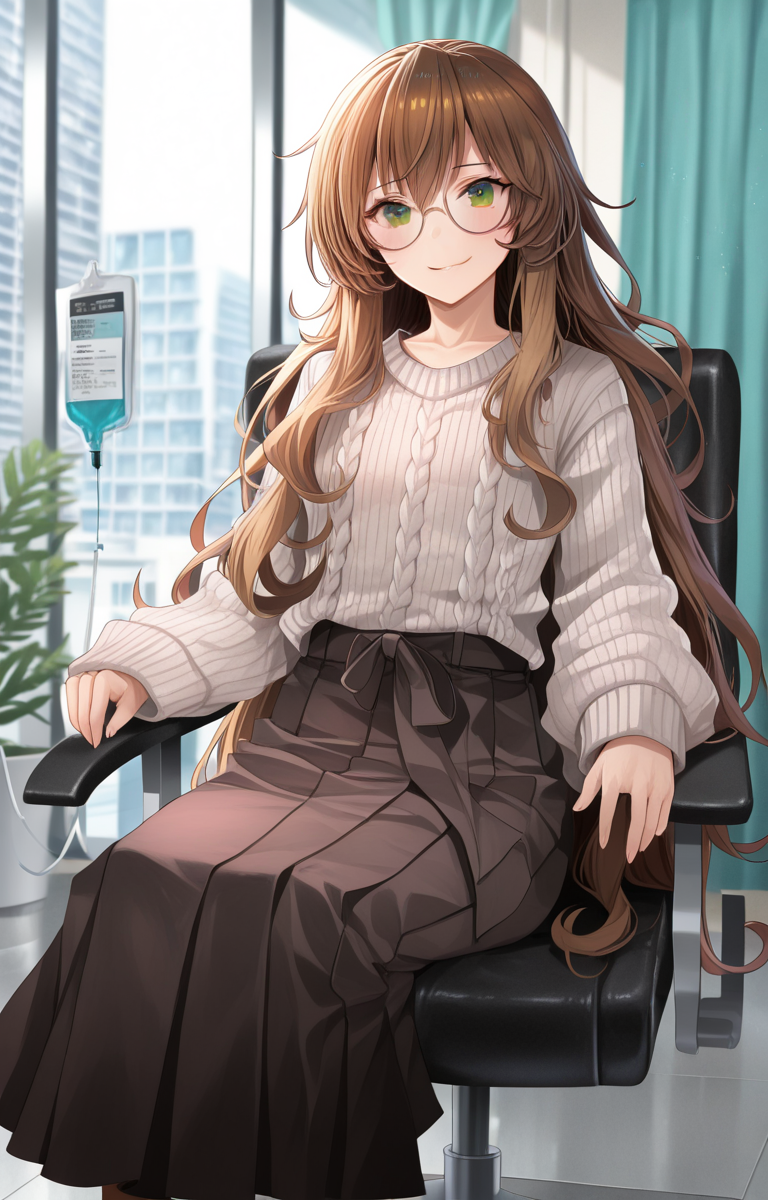 Mio in hospital