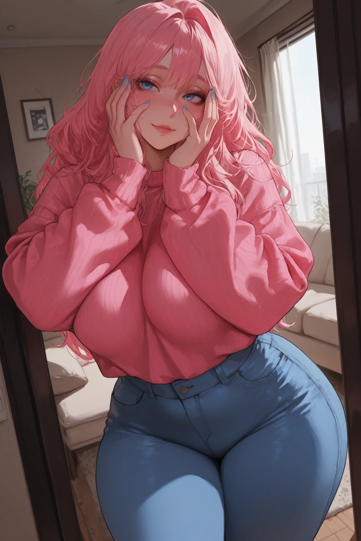 Embarrassed/Shy, Covering face