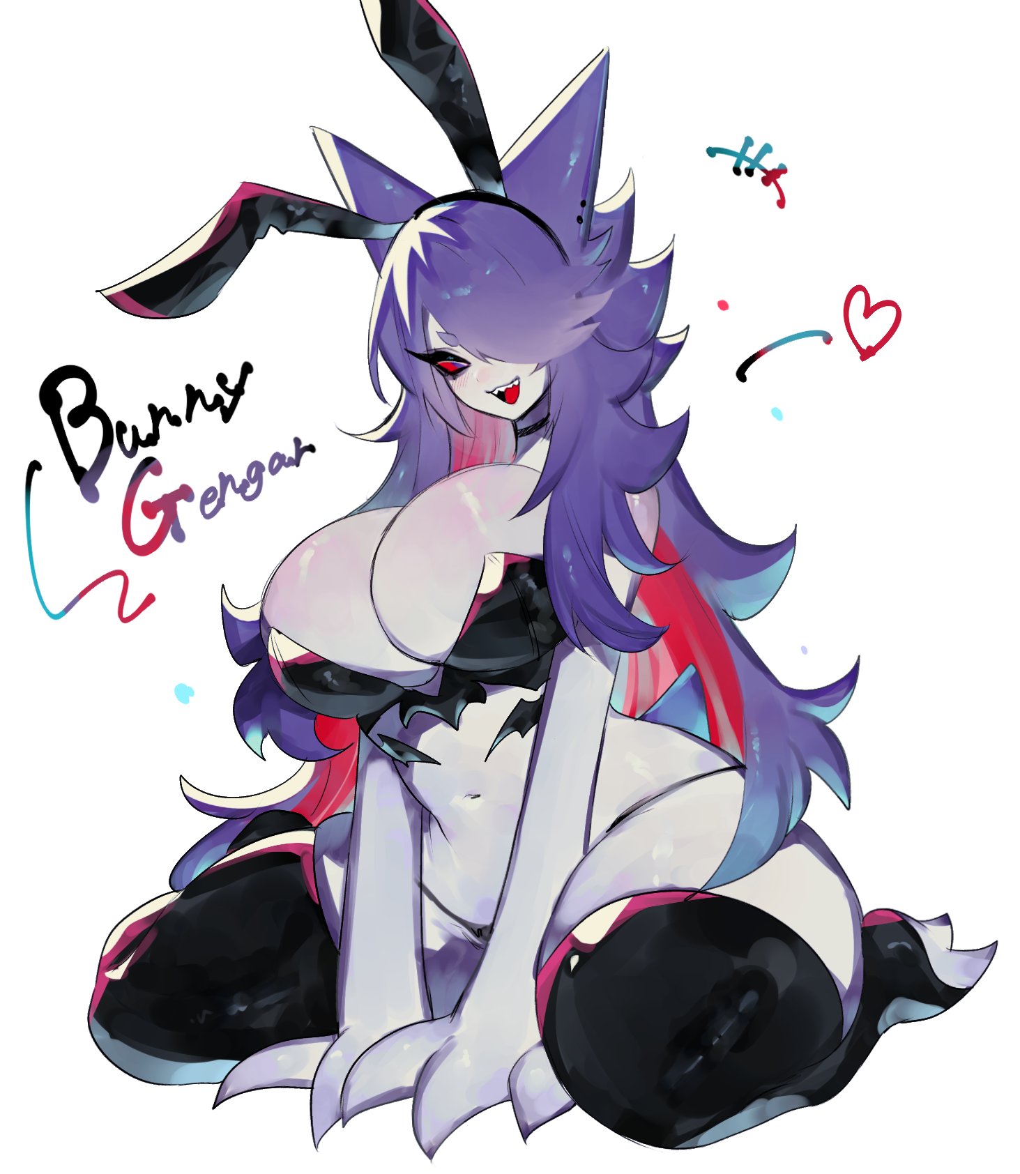 Anthro Bunny Gengar