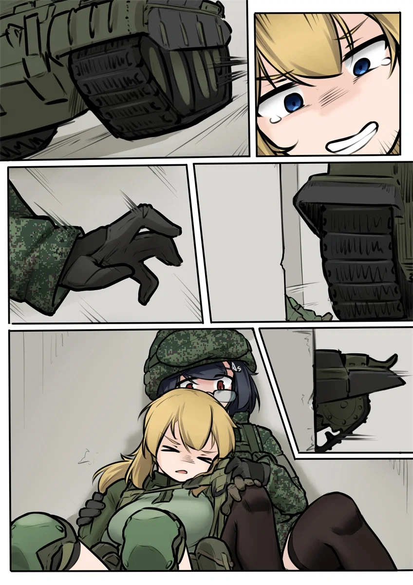 Vesna got pulled out of the Tank's path