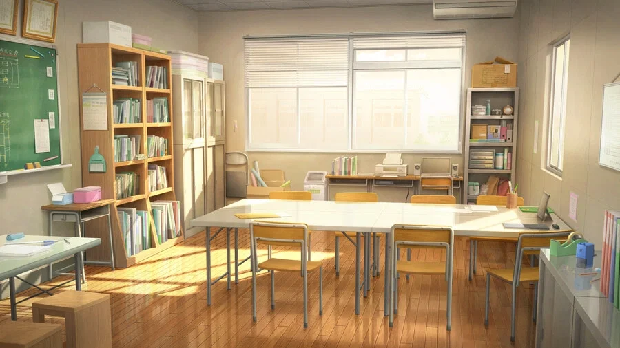 Cultural club room (evening)
