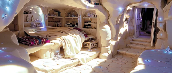 Kidario’s private sleeping chamber.