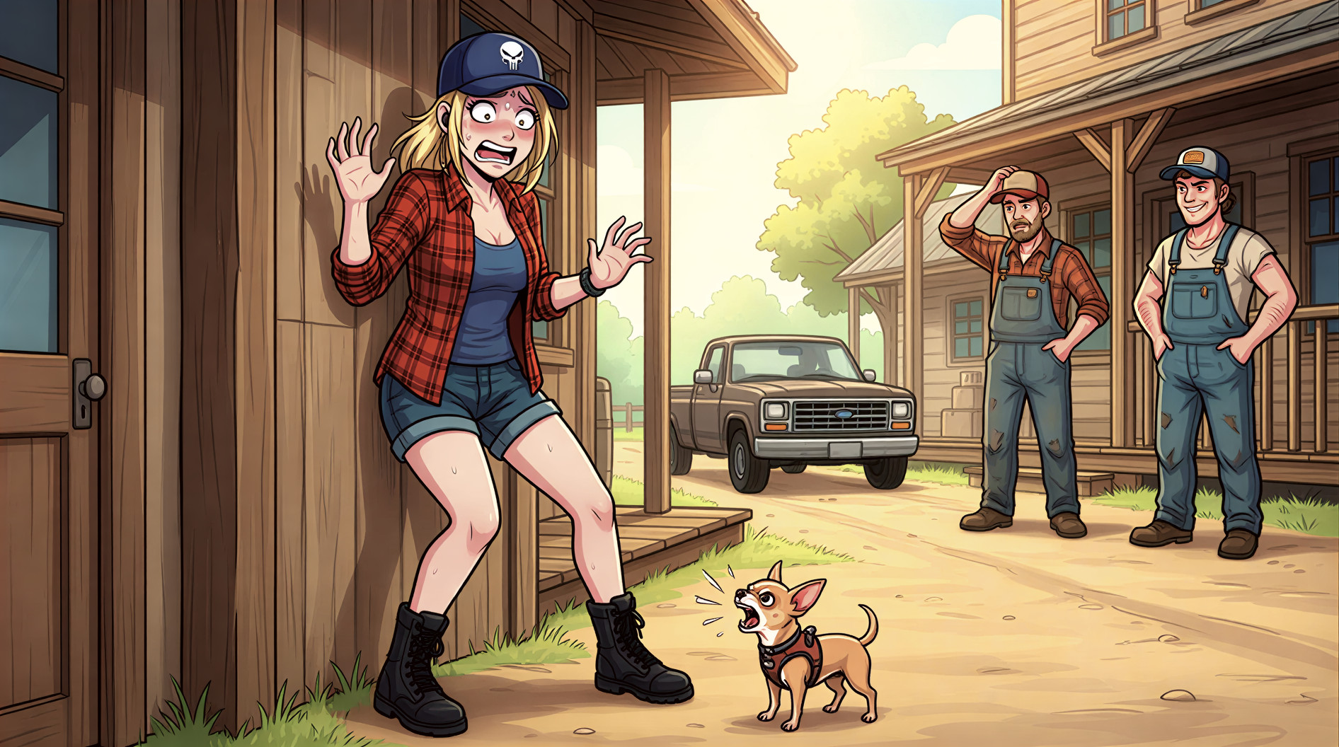 Kylee's Dog Encounter