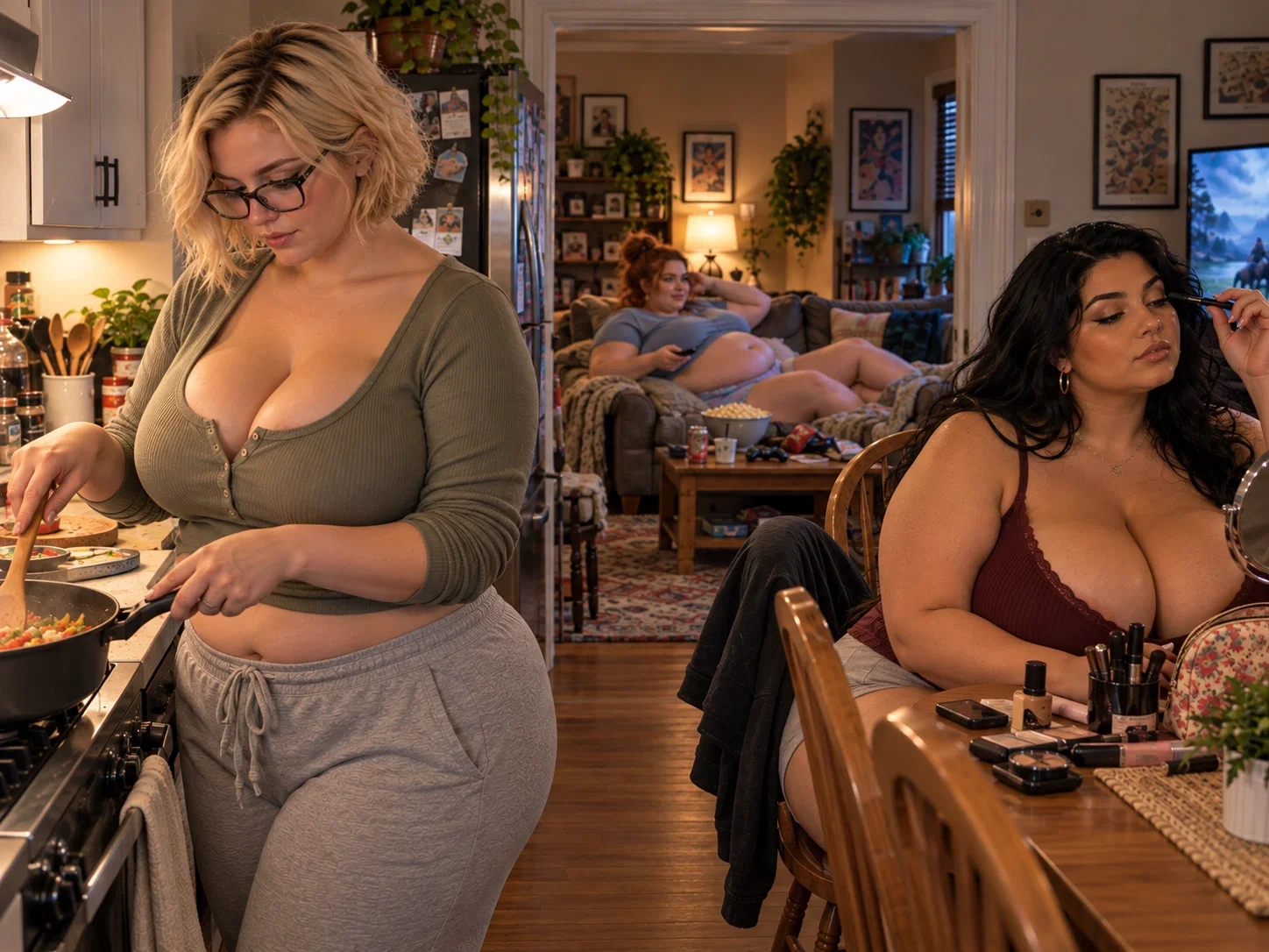 The girls night