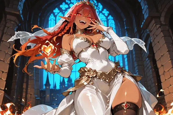 Kaede Tachibana — Bridal Pyre character illustration
